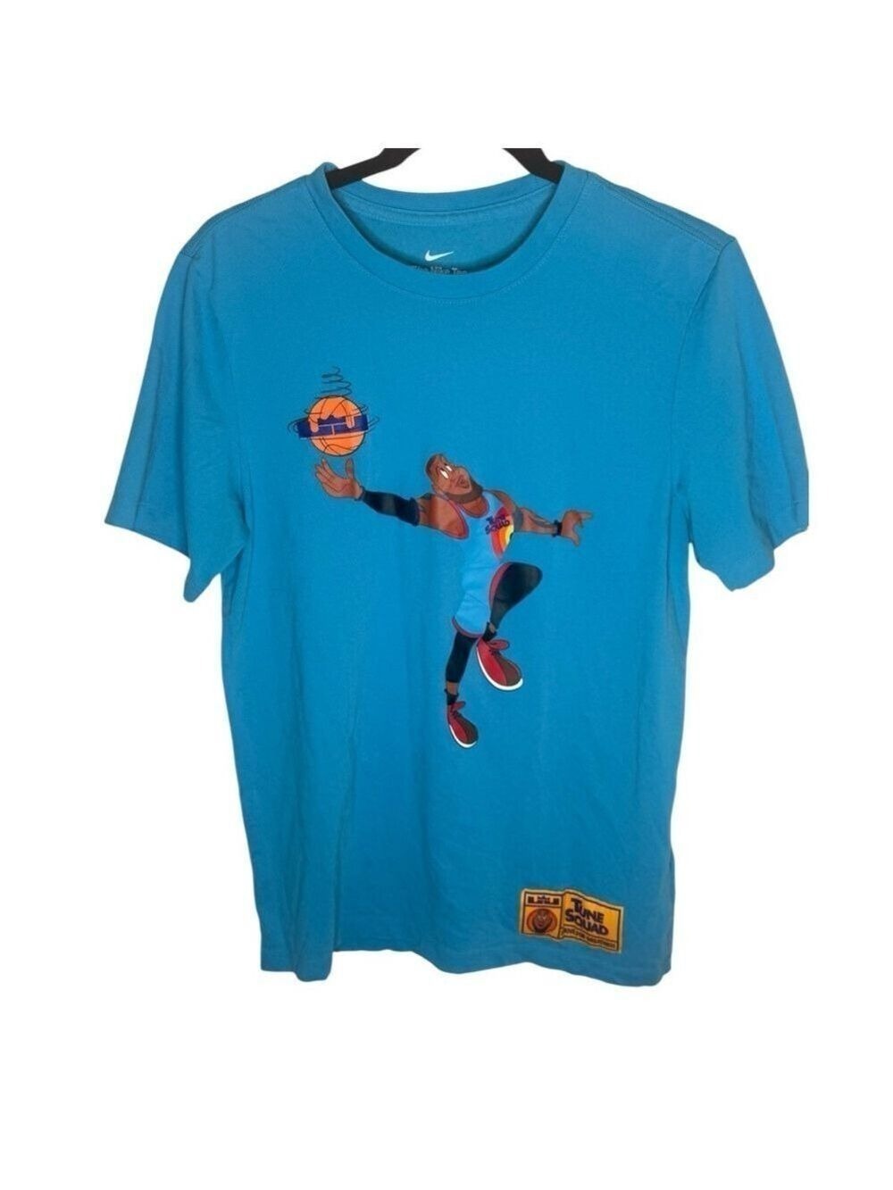 Nike LeBron Tune Squad T-Shirt Light Blue Fury Medium